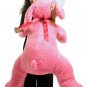 Giant Stuffed Pink Dog 5 Foot Big Plush Puppy Soft 60 Inch Snuggle Buddy New