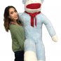 Big Plush Blue Color 6 Foot Giant Sock Monkey Soft Huge Stuffed Animal Made USA