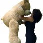 Huge Soft Teddy Bear 5 Feet Tall Big Plush Tan Teddybear  Giant Stuffed Animal