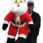 Big Plush Giant Stuffed Sitting Santa Claus 4 Feet Soft Large Christmas 48 Inch