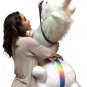 American Made Pink Giant Stuffed Unicorn Soft 4 Feet Wide, 3 Feet Tall