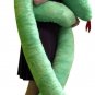 American Made Giant Stuffed Snake 18 Feet Long Soft Green Big Plush Serpent