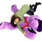 Giant Stuffed Puppy Dog 5 Feet Long Squishy Soft Large Plush Purple Color