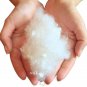 10 Pound Premium Polyester Fiber White Fiberfill Stuffing Moderately Dense Heavy