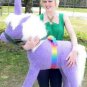 American Made Giant Stuffed Unicorn 36 Inch Soft Purple Made in USA America