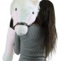 Giant Stuffed Pink Pony 3 feet tall 3 feet wide Stuffed Horse Made in USA