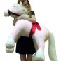 Giant Stuffed Pink Pony 3 feet tall 3 feet wide Stuffed Horse Made in USA