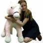 Giant Stuffed Pink Pony 3 feet tall 3 feet wide Stuffed Horse Made in USA