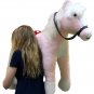 Giant Stuffed Pink Pony 3 feet tall 3 feet wide Stuffed Horse Made in USA