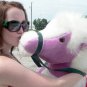 Giant Stuffed Horse 3-feet tall 3-feet wide Unique Purple color MADE IN USA