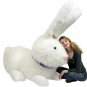 American Made Huge Stuffed Bunny 52 Inch Soft Gigantic Plush Rabbit Made in USA