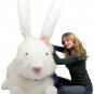 American Made Huge Stuffed Bunny 52 Inch Soft Gigantic Plush Rabbit Made in USA