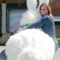 American Made Huge Stuffed Bunny 52 Inch Soft Gigantic Plush Rabbit Made in USA