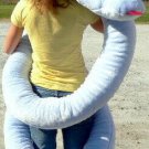 Giant Stuffed Snake 18 Feet Long Big Plush Light Blue Plush Serpent Made in  USA