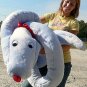 Giant Stuffed Snake 18 Feet Long Big Plush Light Blue Plush Serpent Made in  USA