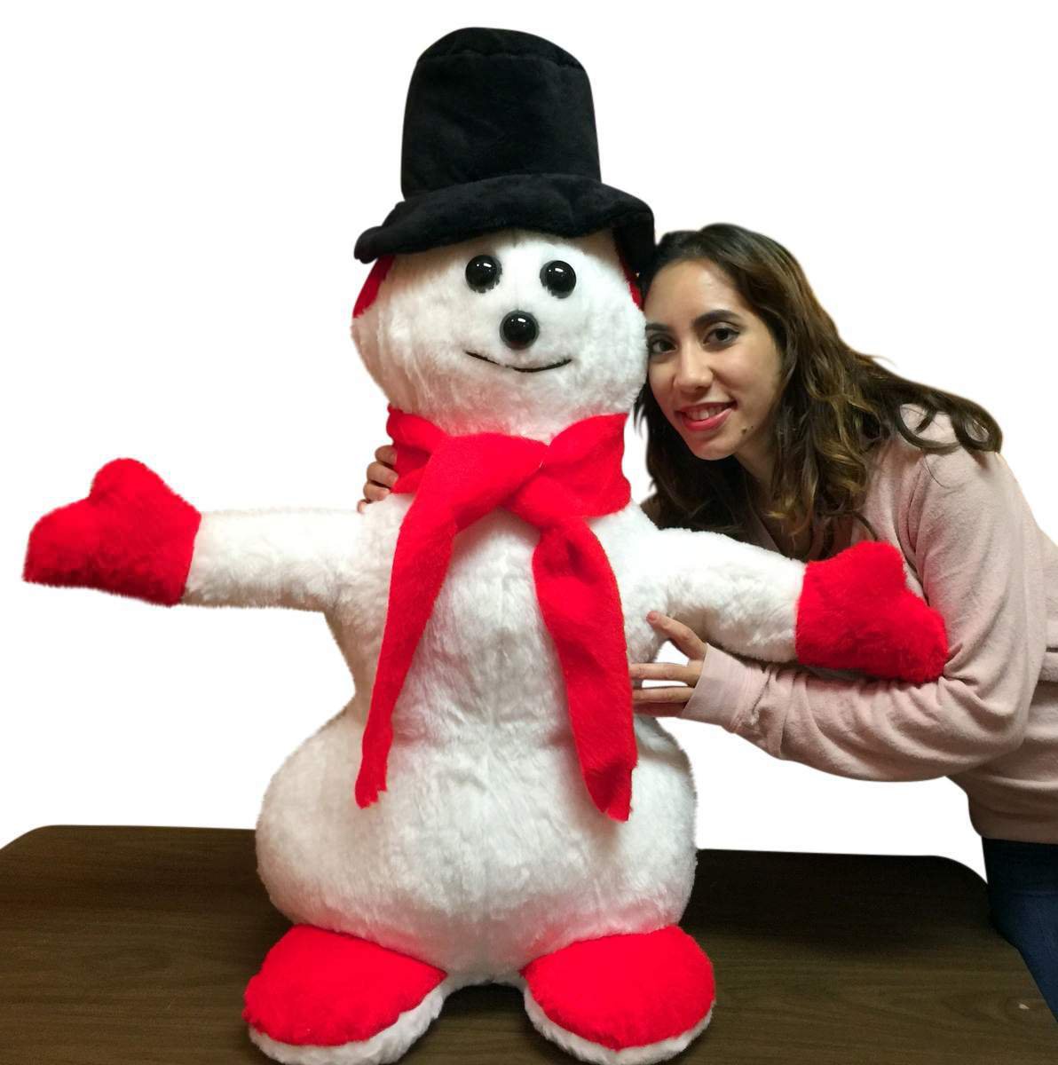 plush stuffed snowman