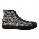 Men's Women's High Top Custom Shoes With Your Own Design Size 35-55