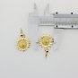 Sunflower Gold Plated Earring