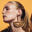 Bohemian Vintage Bamboo Drop Earrings