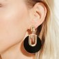 Black & Gold Plated Fabulous Statement Drop earrings | Topstunning