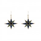 Retro Wood Star Drop earrings | TopStunning