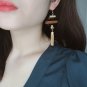 Wood Tassel Fabulous Statement Drop earrings | TopStunning