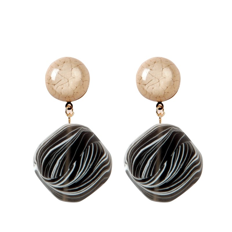Acrylic Inc earrings featuring a post fastening for pierced ears