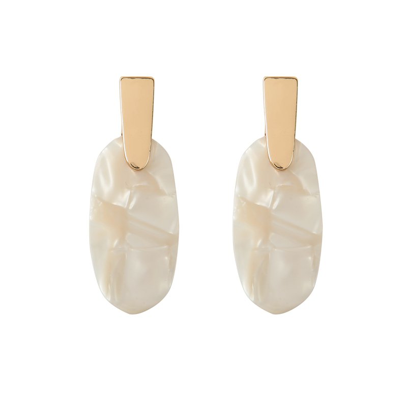 Acrylic Shell Pattern earrings