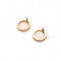 Shell Button Minimalism Studs