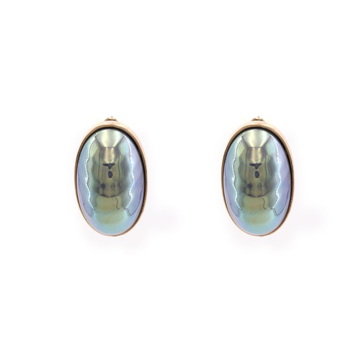 Abalone Statement Studs | TopStunning