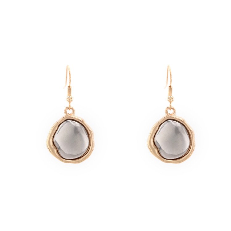 Gold Plated Glowing Drop Earrings | TopStunning