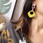 Acrylic Chain Yellow Earrings | TopStunning