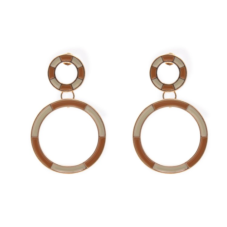 Hoops Chain Statement Drop earrings | TopStunning