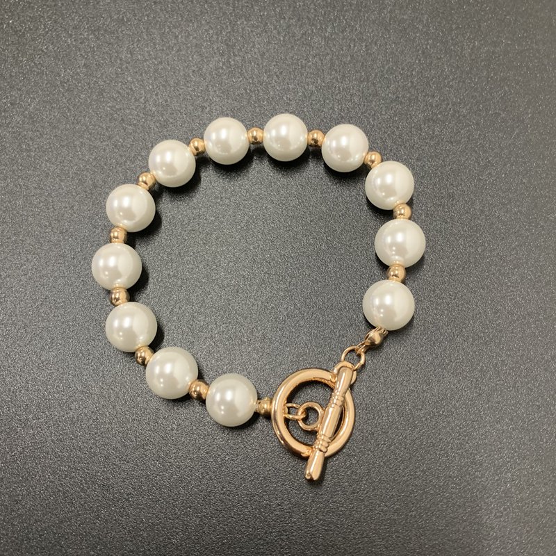 White Pearl Bracelets | TopStunning