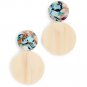Acrylic Pearl Abalone Statement Earrings | TopStunning