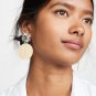 Acrylic Pearl Abalone Statement Earrings | TopStunning