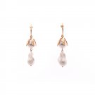 Natural Pearl 18K Gold Plated Stunning Statement Drop earrings | TopStunning