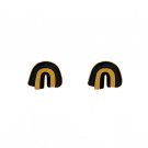Gold Plated Rainbow Studs | TopStunning