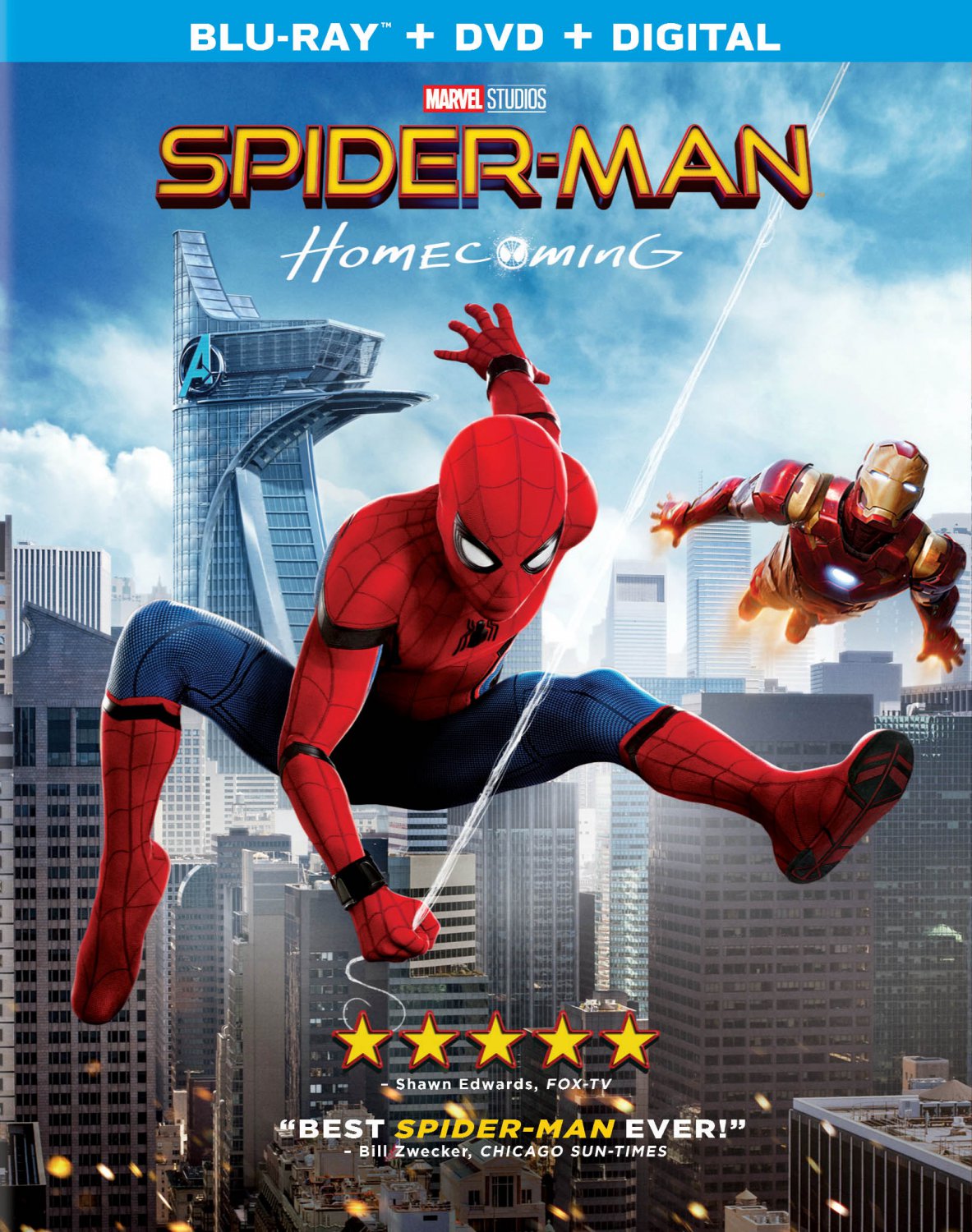 Spider-Man: Homecoming [Includes Digital Copy] [Blu-ray/DVD] [2017]