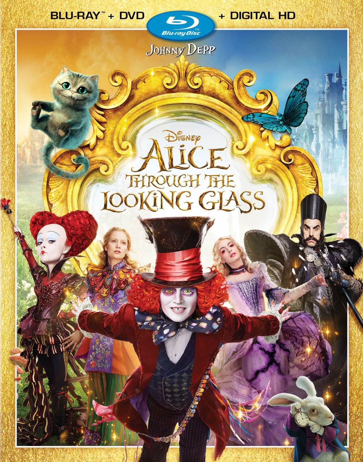 Alice Through the Looking Glass [Includes Digital Copy] [Blu-ray/DVD] [2016]