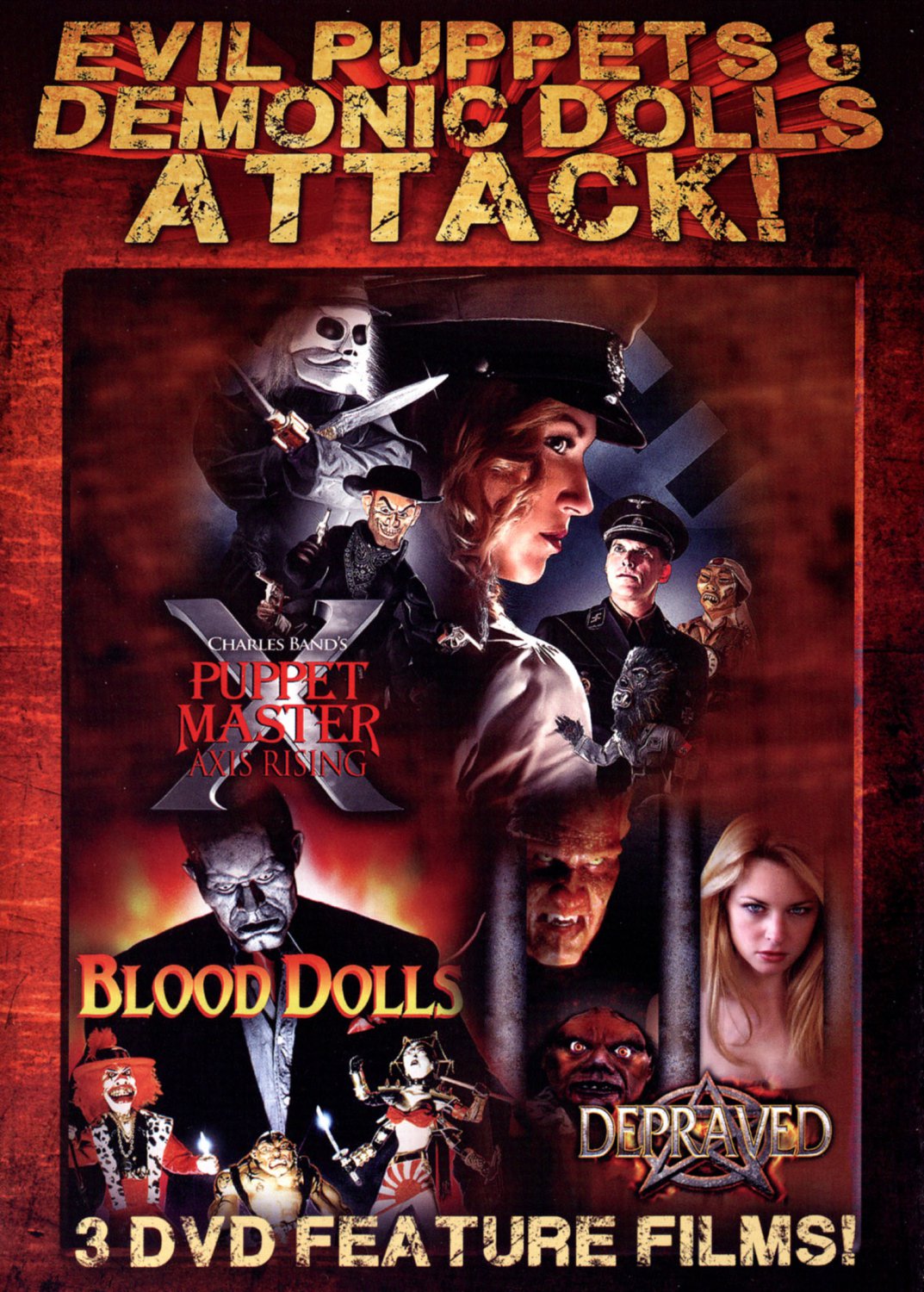 Evil Puppets & Demonic Dolls Attack! [3 Discs] [DVD]