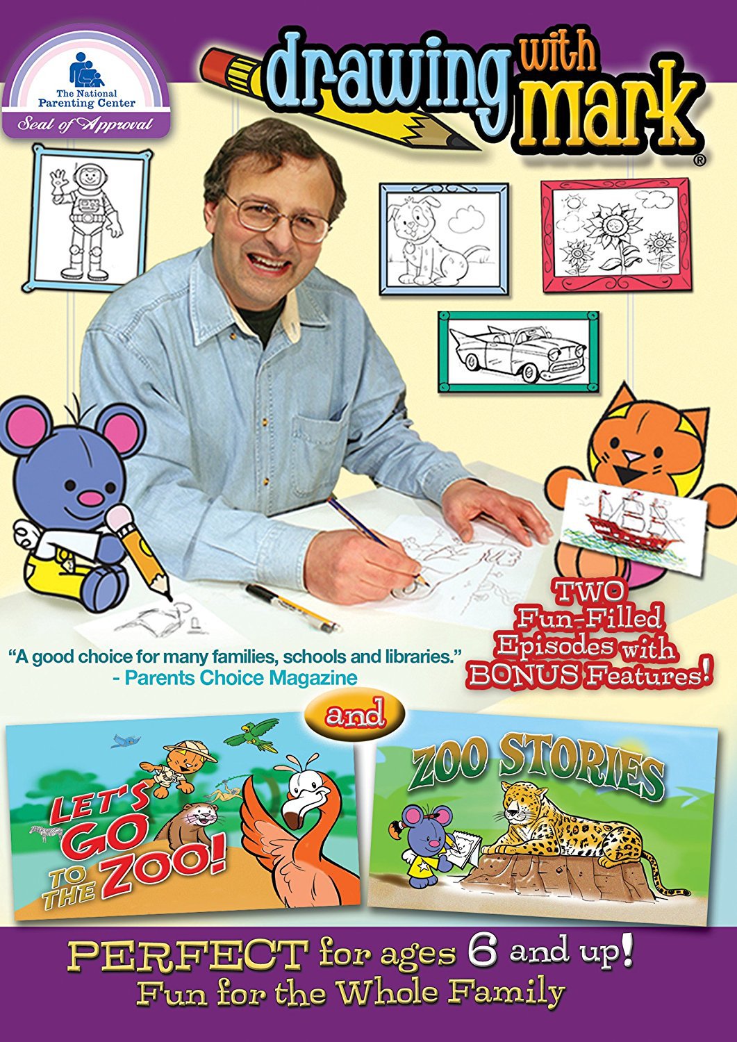 Drawing with Mark: Let's Go to the Zoo/Zoo Stories [DVD] [2013]