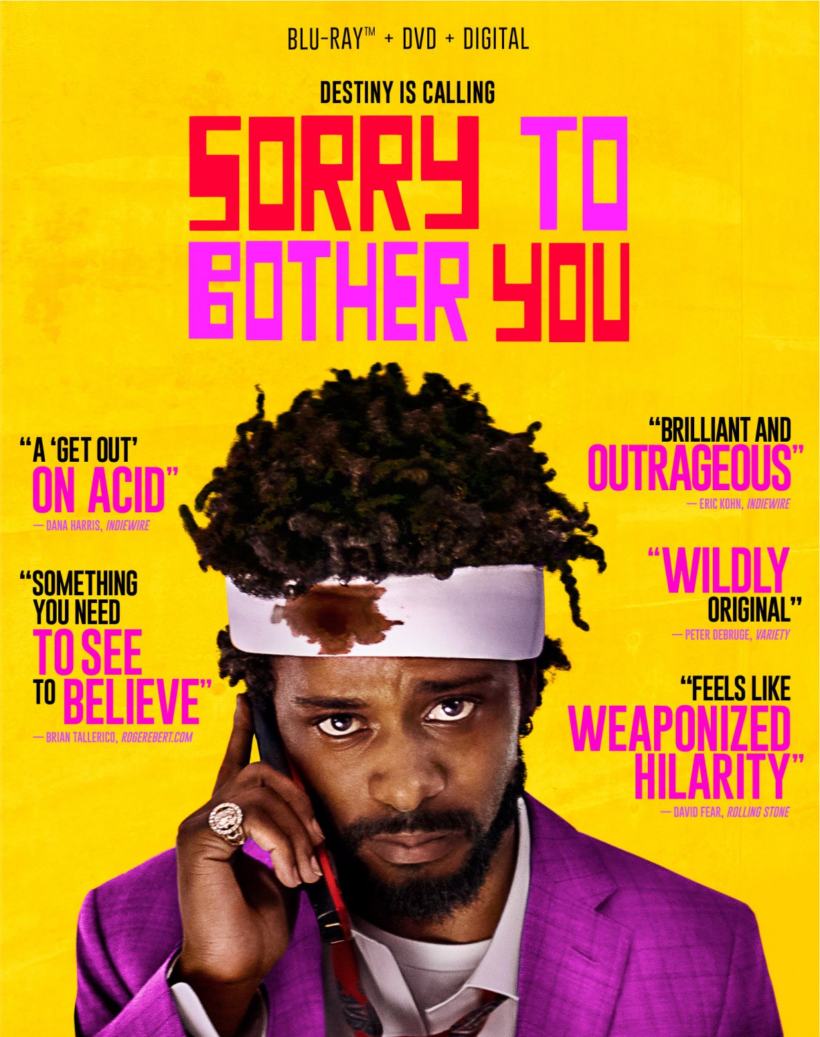 Sorry to Bother You [Includes Digital Copy] [Blu-ray/DVD] [2018]