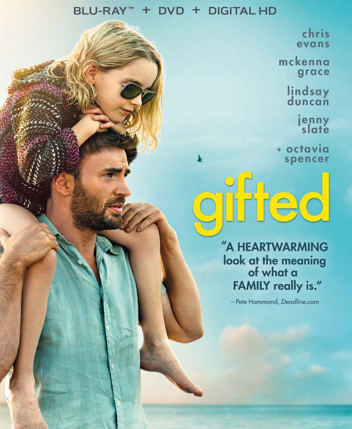 Gifted [Includes Digital Copy] [Blu-ray/DVD] [2017]