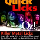 Lick Library: Guitar Quick Licks - The Wizards of Oz! Killer Metal Licks [DVD] [2011]