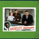 Identity Unknown [DVD] [1945]
