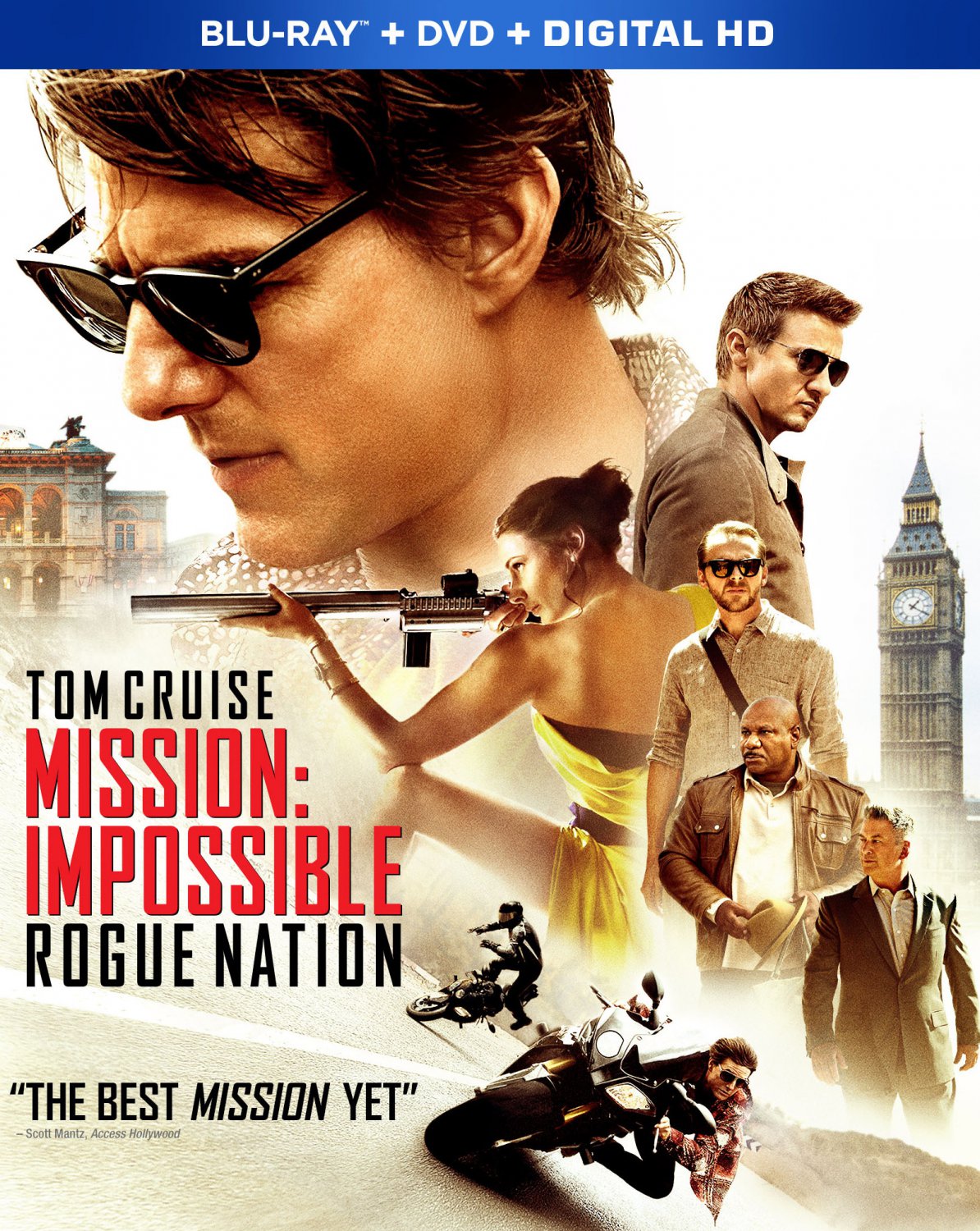 Mission: Impossible - Rogue Nation [Includes Digital Copy] [Blu-ray/DVD] [2015]