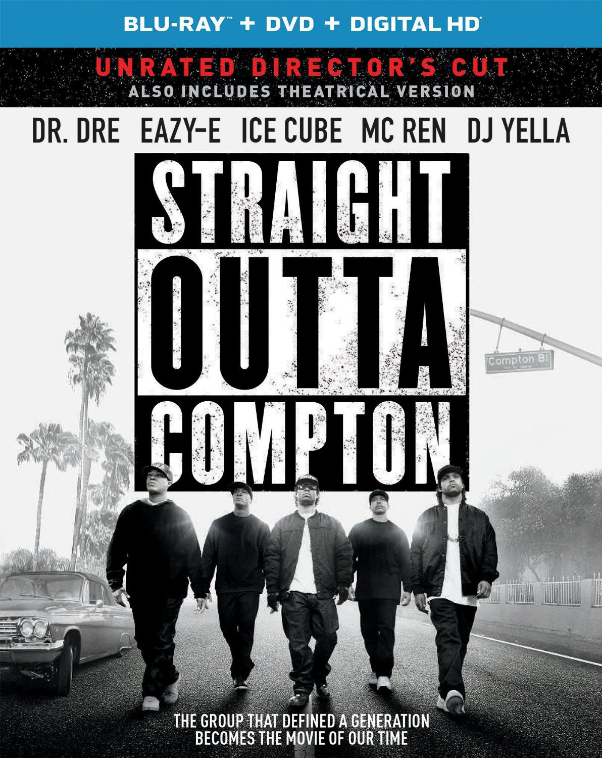 Straight Outta Compton [Includes Digital Copy] [Blu-ray/DVD] [2015]