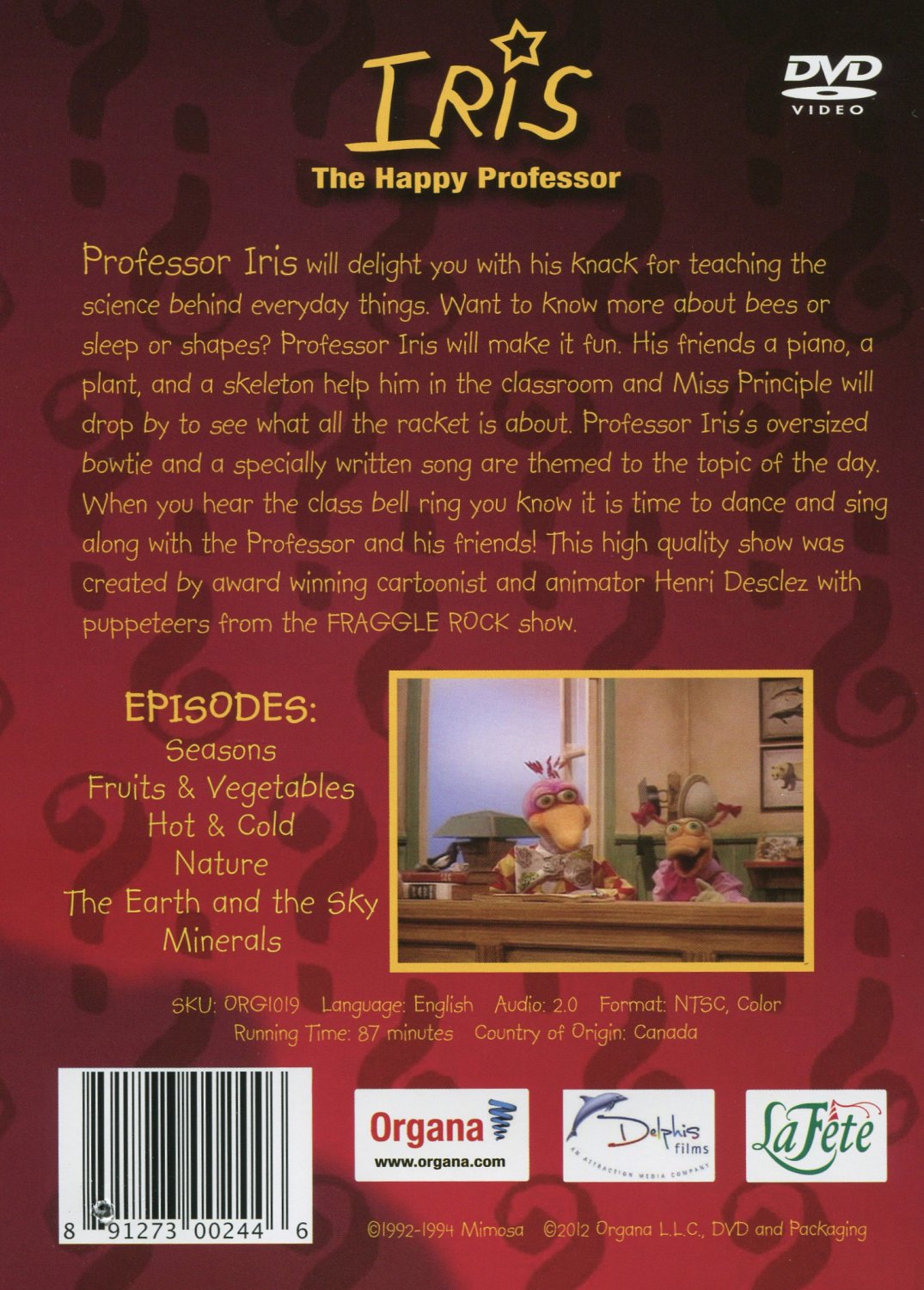 Iris: The Happy Professor - Volume 3 [DVD]