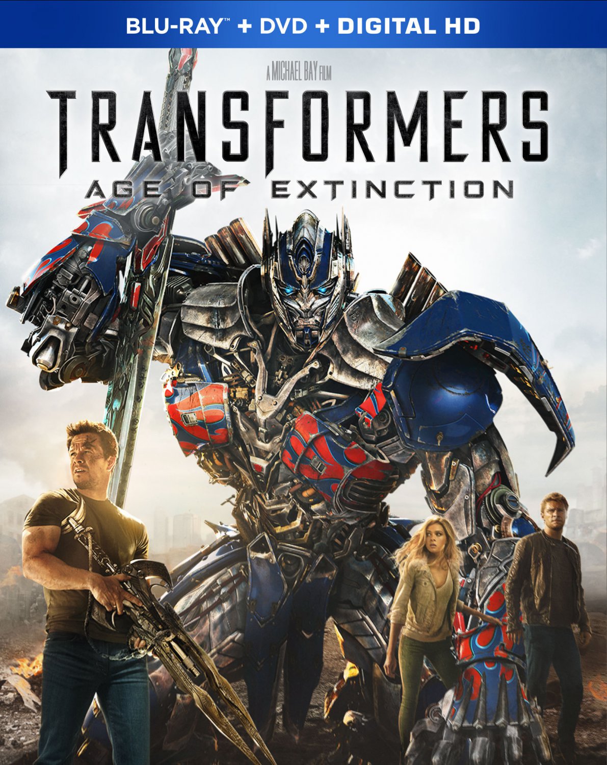 Transformers: Age of Extinction [2 Discs] [Includes Digital Copy] [Blu-ray/DVD] [2014]